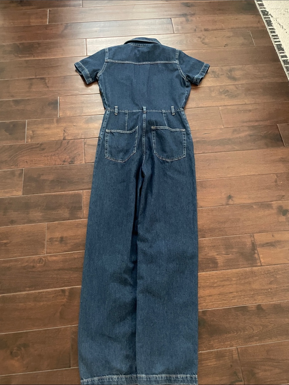 REFORMATION denim short sleeve jumpsuit NWT sz6 - Picture 6 of 6